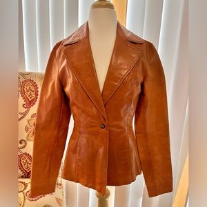 Guess Collection Leather Blazer - Sz XS